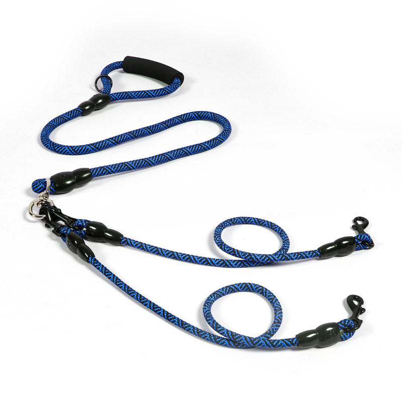 Pet Dog Leash Traction Wear-resistant Multi-head Dog Leash