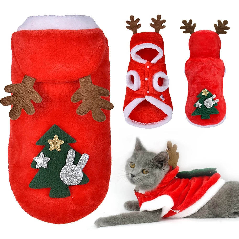 Christmas Dog and cats Clothes