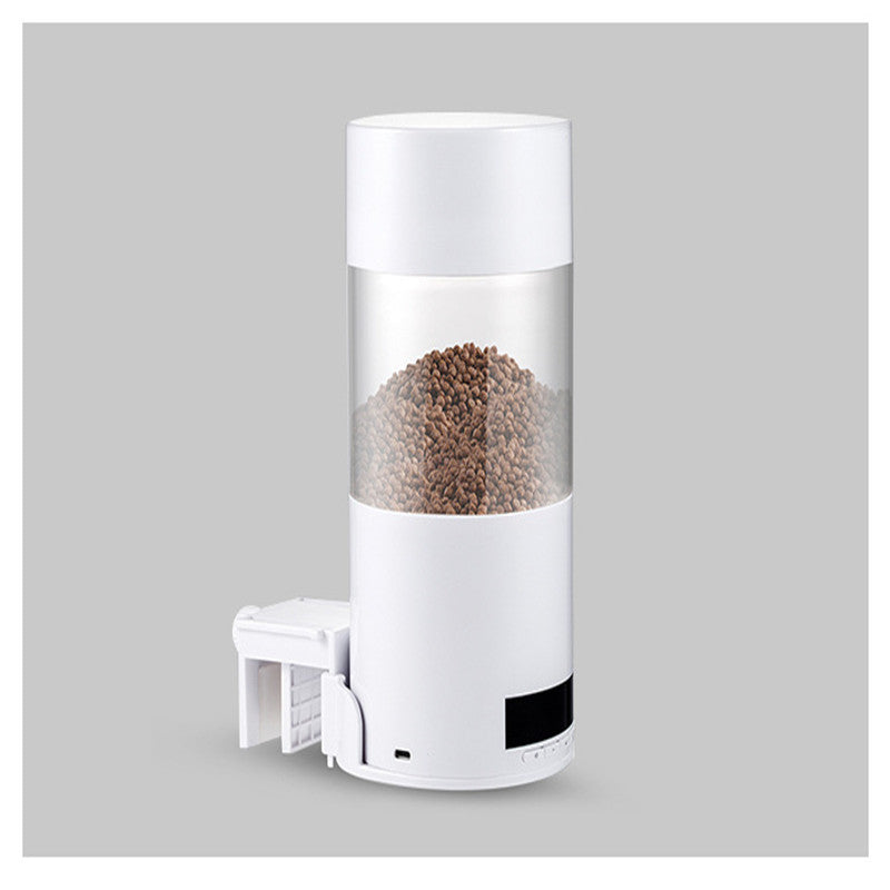 Aquarium automatic fish feeder