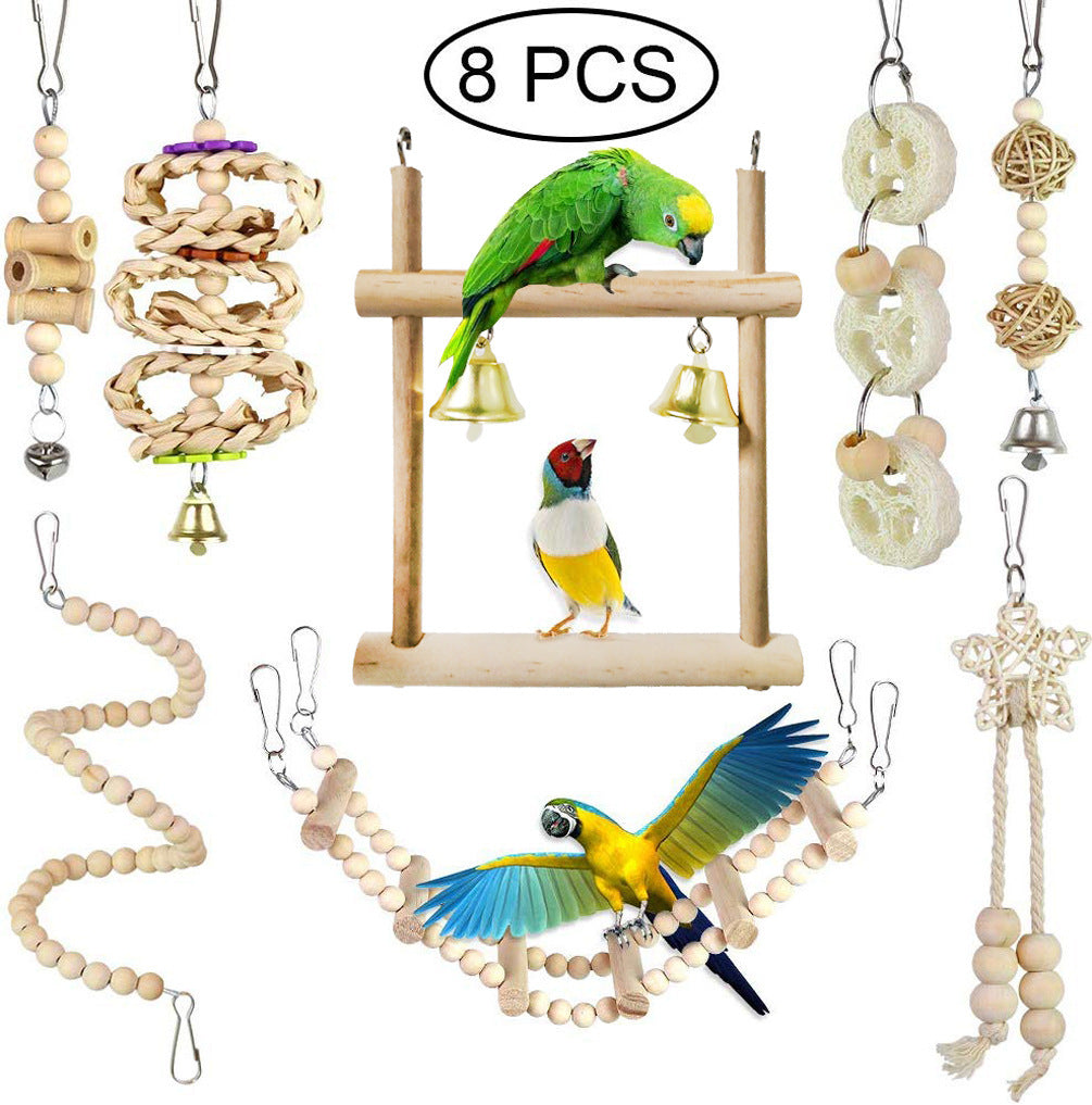 Toy Bird Set Of 8