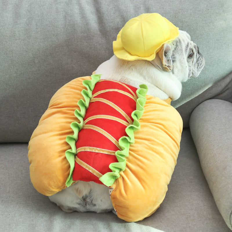 Dog hot dog costume
