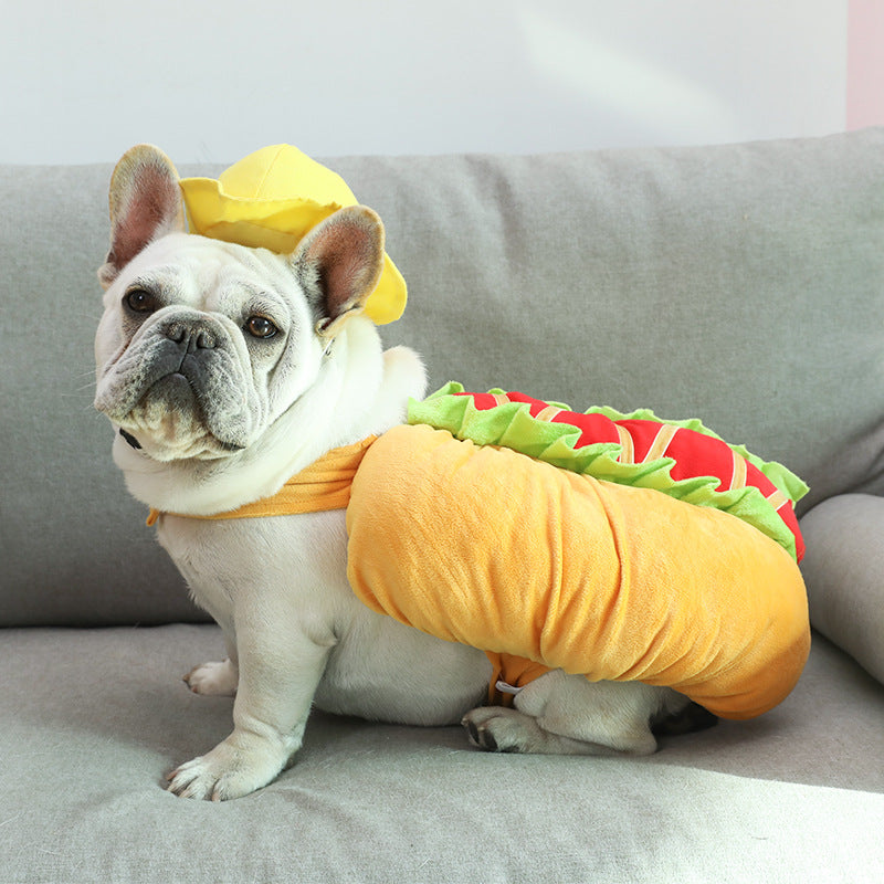 Dog hot dog costume