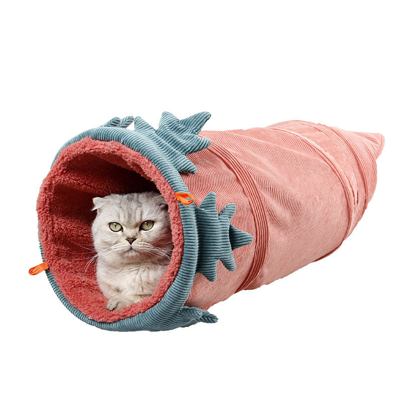 Fruit Funny Pet Cat Tunnel
