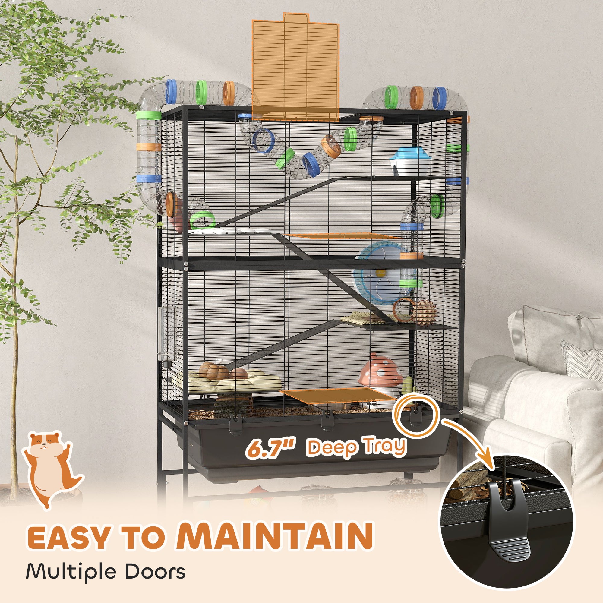 5 Tier Hamster Cage