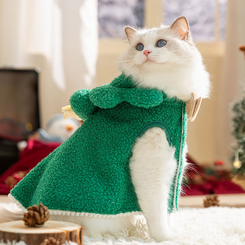 Cat Christmas Dress