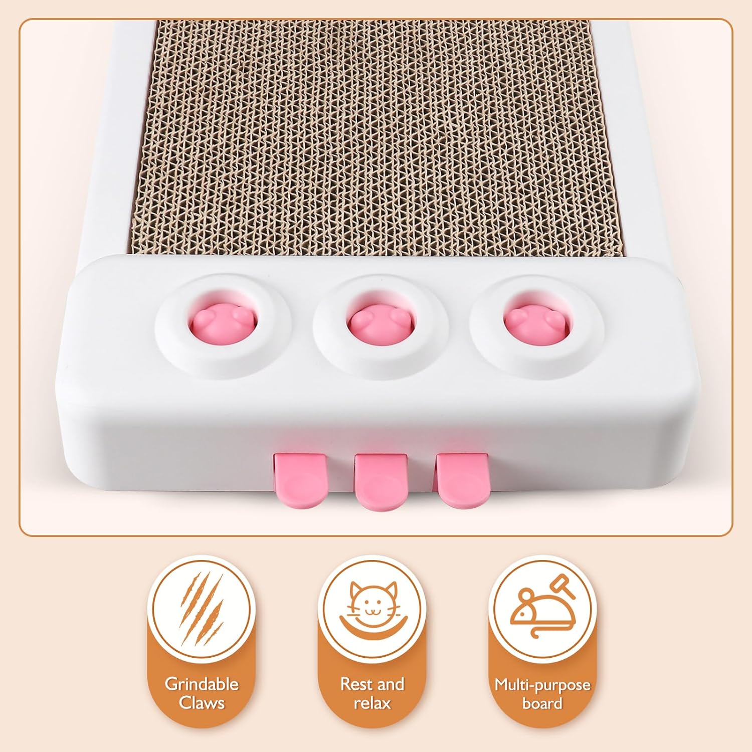 Cat Scratcher Toy Interactive