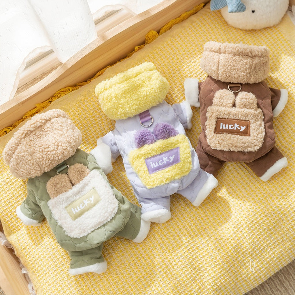 Bear Cotton Clothes For Cats and Dogs