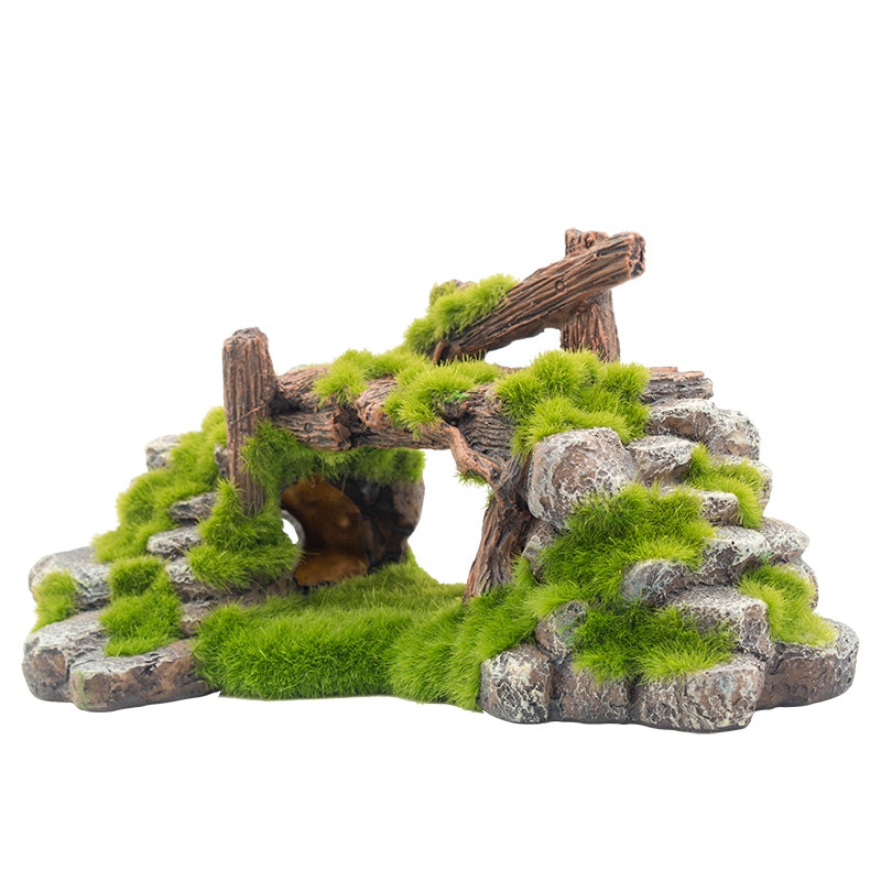 Flocking Resin Landscape Stone