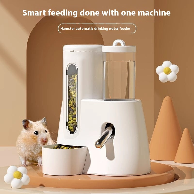 Automatic Food & Water Dispenser for Hamsters