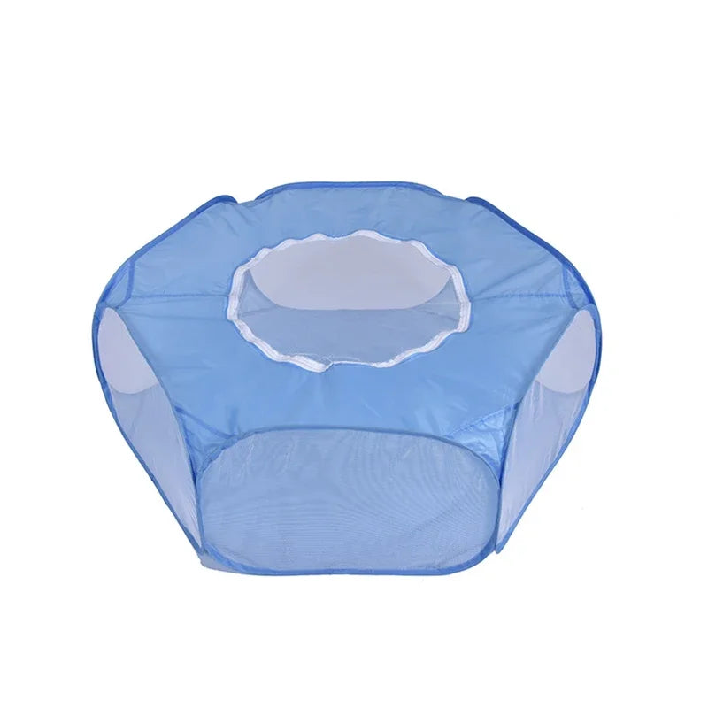 Portable Small Pet Cage Transparent