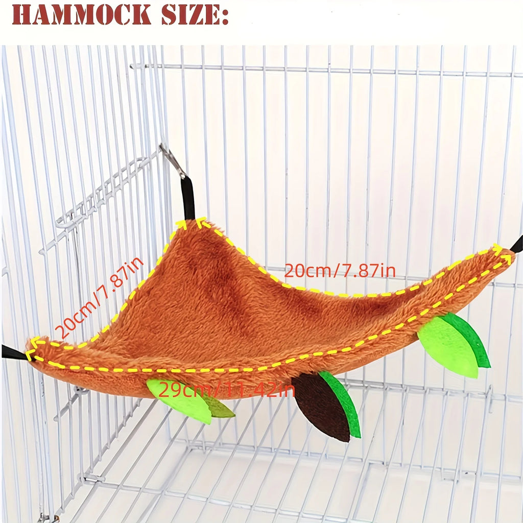 5pcs/set Plush Cotton Hamster Hammock