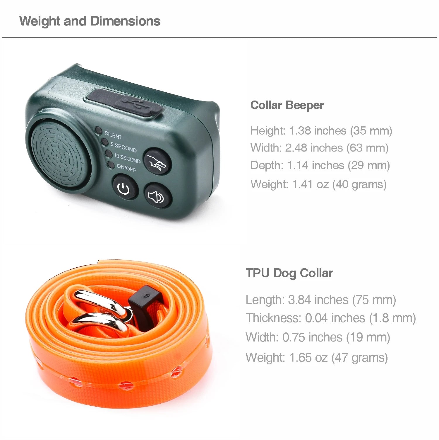 Hunter Beeper Collar Waterproof