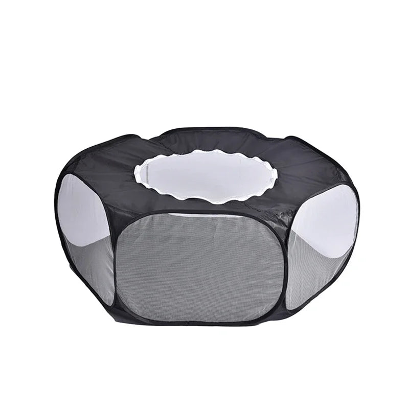 Portable Small Pet Cage Transparent