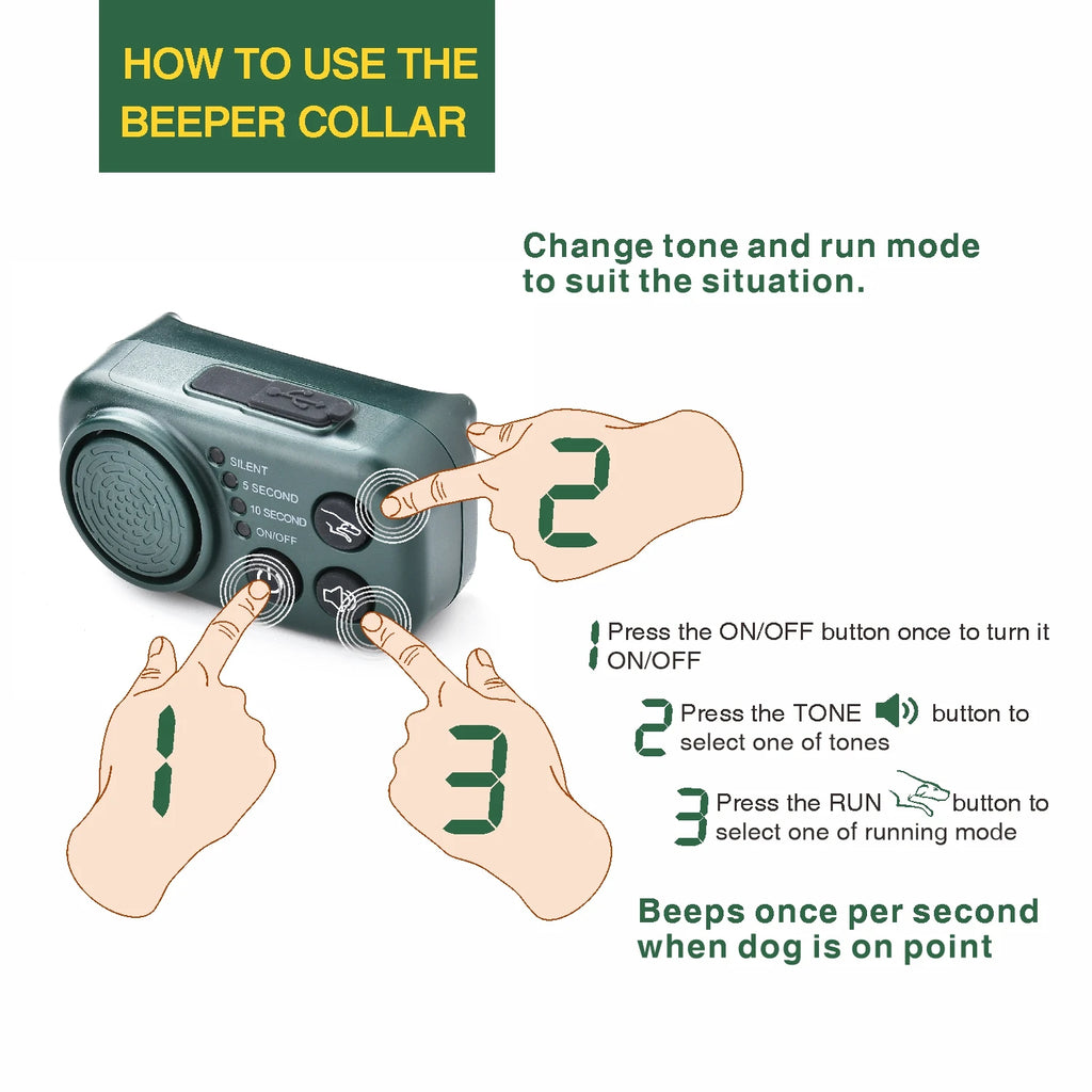 Hunter Beeper Collar Waterproof