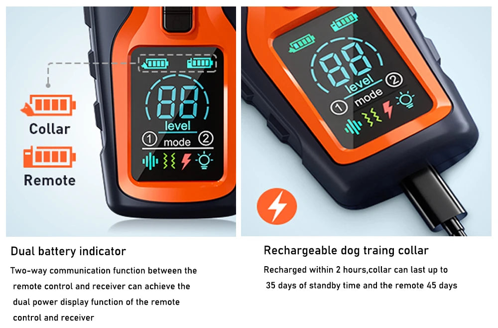 Electric Dog Training Collar Remote