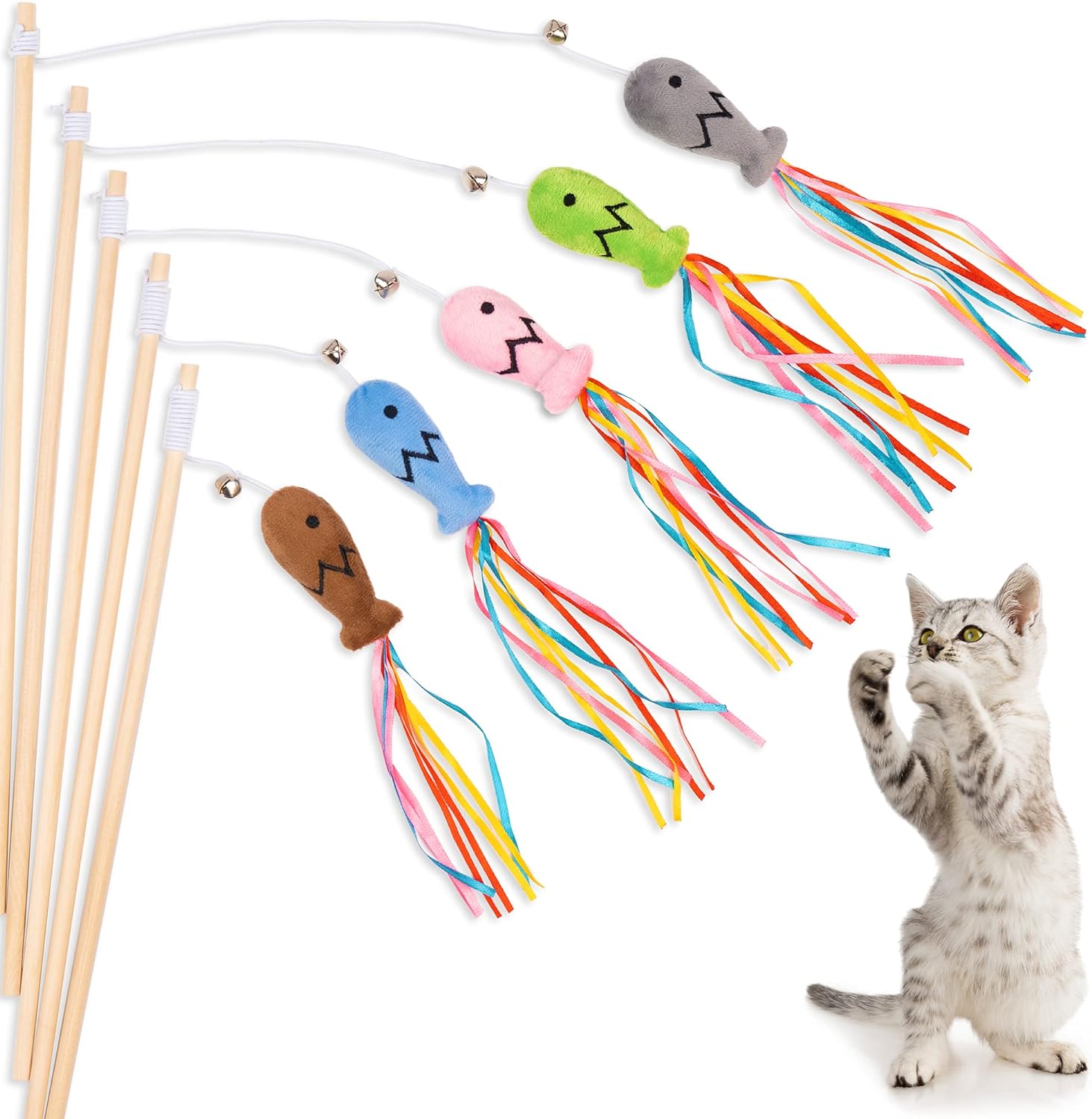 Cat Wand Toys Interactive