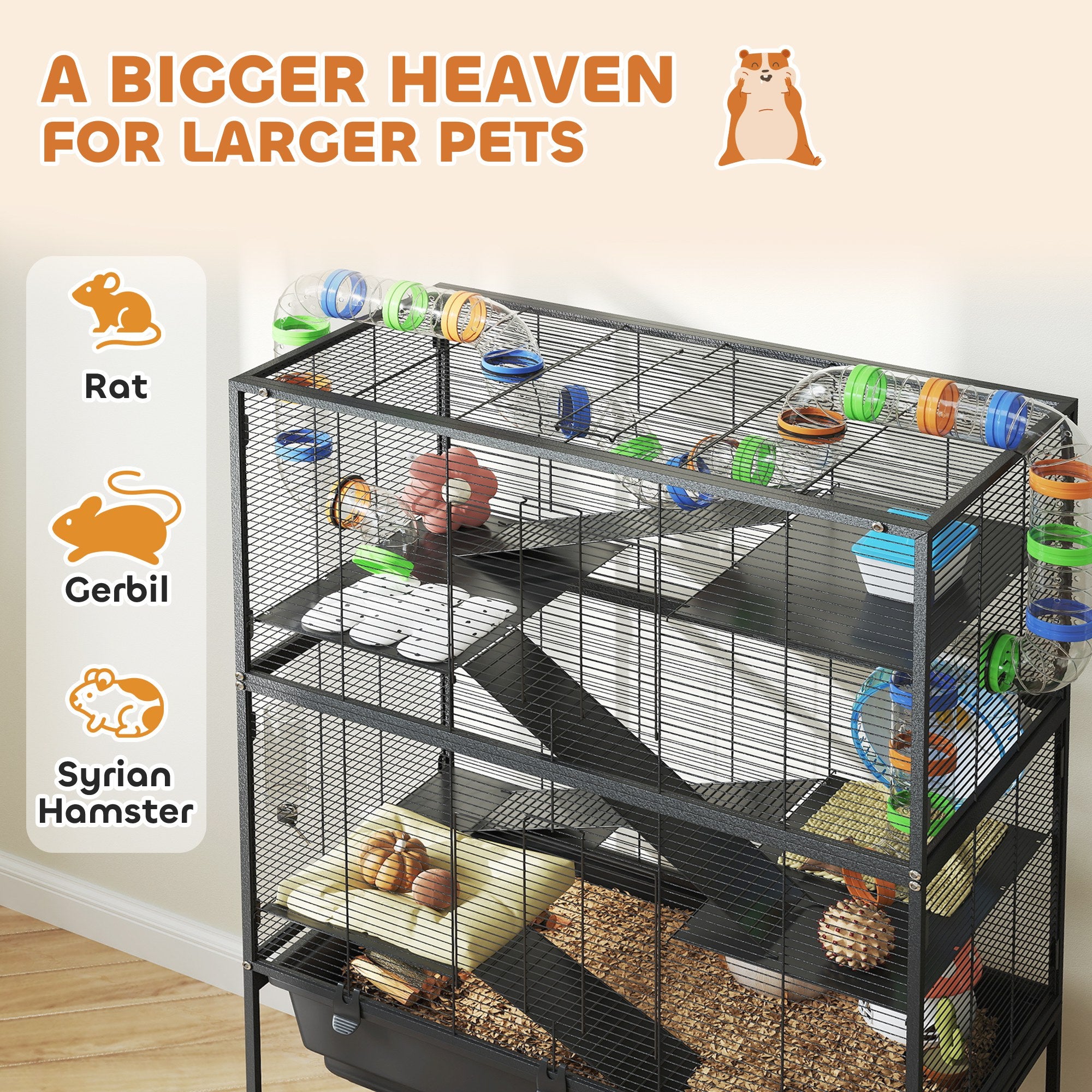 5 Tier Hamster Cage