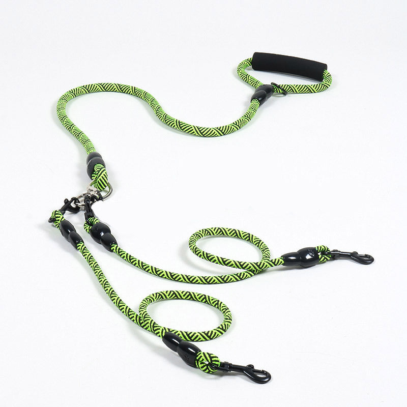 Pet Dog Leash Traction Wear-resistant Multi-head Dog Leash